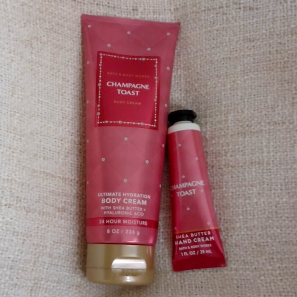 Bath & Body Works, Champagne Toast Body Cream and Hand Cream